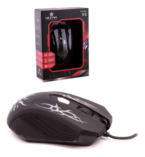 Mouse Alámbrico Ultra X 5 Retro Iluminado Gaming Fj