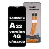Modulo Pantalla Samsung A22 4g Oled Display C/marco