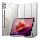 Jetech Funda P/ Lenovo Tab P12 12.7 Soporte Para Lápiz Plata