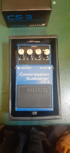 Pedal Boss Cs-3 Compresor Excelente Con Caja Impecable