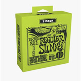 Kit 03 Encordoamento Ernie Ball 3221 Regular Slinky 10-46