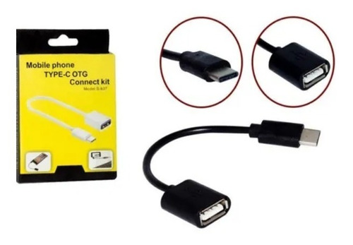 Cabo Adaptador Otg Usb-c Tipo- Type-c Macho X Usb 3.0