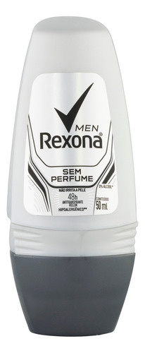 Rexona Antitranspirante Roll On Men Sem Perfume 50ml