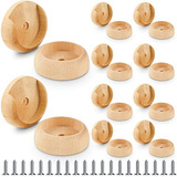 Pack De 10 Soportes De Poste De Armario De Madera, Sopo...