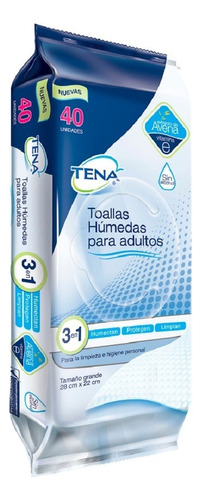 Toallas Tena Húmedas X 40 Und - Unidad a $502