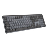 Logitech Mx Mechanical, Teclado Recargable De Alto Desempeño Color Del Teclado Grafito Idioma Español España