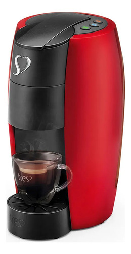 3 Corações Cafeteira Três Lov De Café Expresso Premium 127v