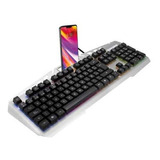 Teclado Gamer K44 Retroiluminado Con Dock Celular / Lhua