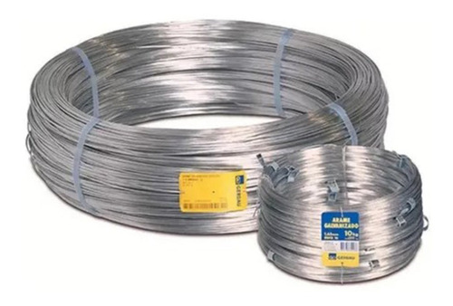 Arame Galvanizado Gerdau Fio 16 (1,65mm) Nº 16 10 Kg