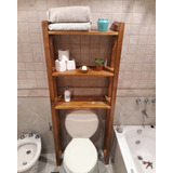 Mueble Para Baño Sobre Inodoro Madera Organizador Guardado