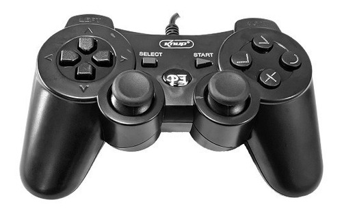 Controle P/ Ps3 E Computador Usb 2.0 Ergonômico Kp-4123a+