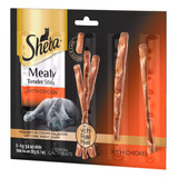 Botana Gato Sheba Meaty Tender Flavor Chicke, 5 Stick 0.7 Oz