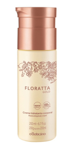 Creme Hidratante Desodorante Corporal Floratta Gold 200ml