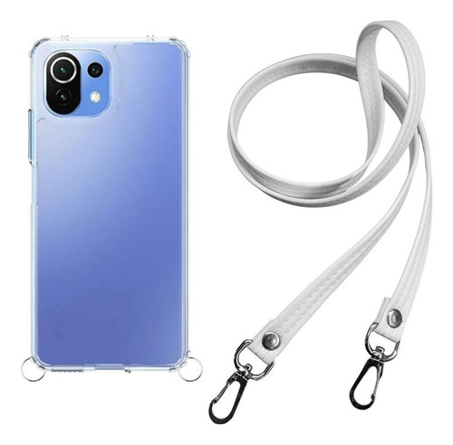 Funda Colgante Cuerina Cosido Para Xiaomi Mi Note 10 Lite