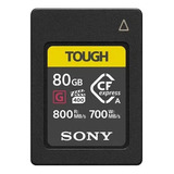 Tarjeta Memoria Sony Cfexpress Tipo A Serie Cea-g 80 Gb