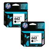 Kit Cartuchos Hp 662 Negro X 2