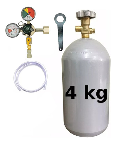 Kit Extração Chopp Regulador 1 Via Cilindro Co2 4kg