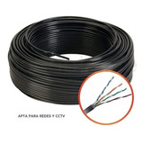 Cable Utp Cat 5e 100% Cobre  Uso Exterior 200 Metros