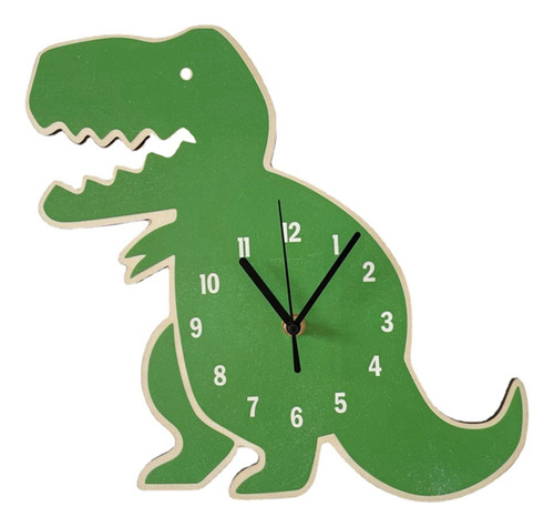 Reloj De Pared Con Diseño De Dinosaurio Para Oficina, Sala