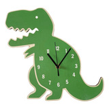 Reloj De Pared Con Diseño De Dinosaurio Para Oficina, Sala