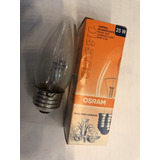 15 Piezas Foco Vela Entrada E-26 Claro Marca Osram