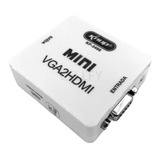 Mini Conversor Vga Para Hdmi Vga2hdmi Pc Monitor Lotus Tv