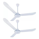 Ventilador Abanico De Techo Blanco Vec 831 Pack De 2