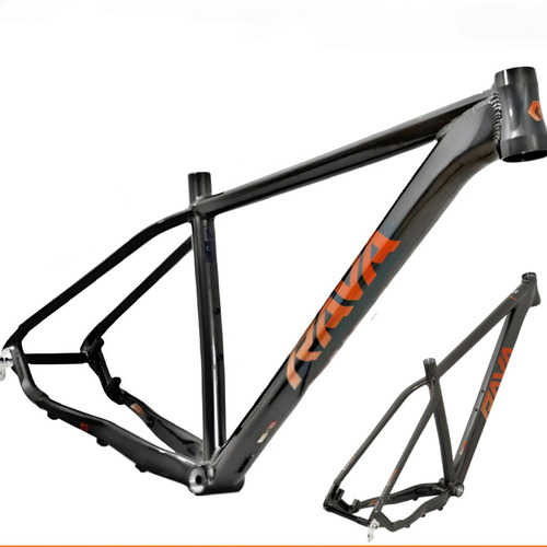 Quadro Bicicleta Bike Mtb Aro 29 Rava Cave Alumínio Laranja