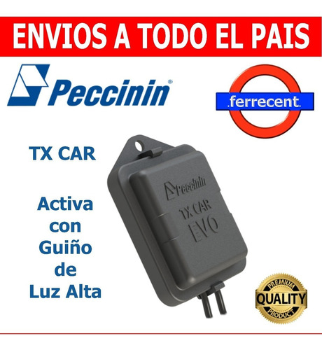 Control Remoto Activa Con  Guiño De Luz Alta Tx Car Peccinin