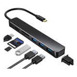 Tipo C Para Hdmi Vga Usb.3.0 * 3 Dock Sete Em Um