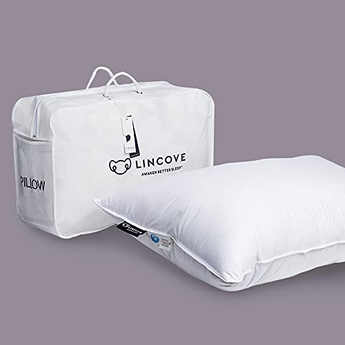 Almohada De Dormir De Lujo De Plumon Blanco Canadiense 100 %