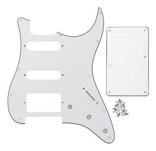 Kit Escudo Guitarra Stratocaster Ssh 3 Camadas