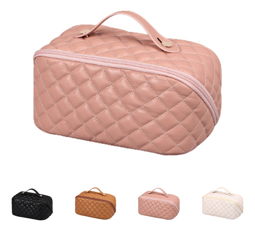 Bolsa De Maquillaje Portátil De Gran Capacidad Para Mujer