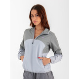 Campera Deportiva Rompeviento Mujer Con Capucha I Run