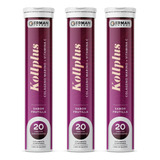 Kollplus Colágeno Marino Hid. + Vit. C. German Energy Pack 3