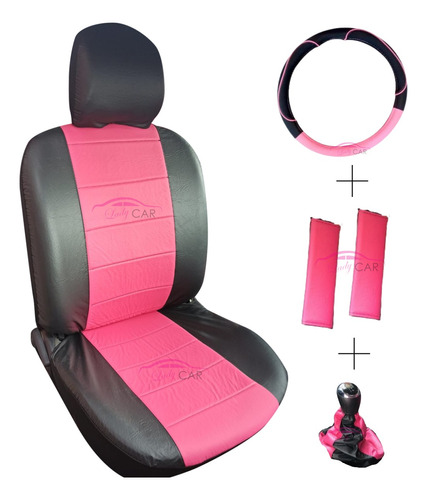 Fundas Asientos Para Auto Femenino+ Cubre Volante+ Accesorio