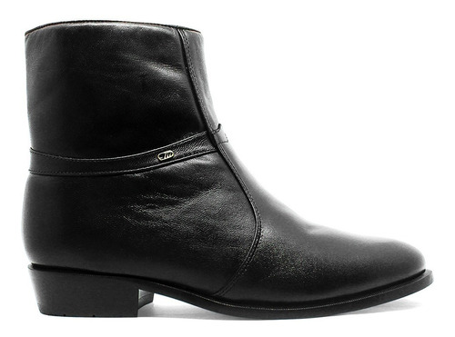 Bota Masculina Social Cano Alto Em Couro De Carneiro 210/pt