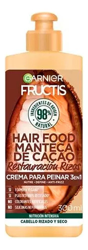 Garnier Crema De Peinar Fructis Hair Food Manteca De Cacao
