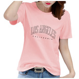 Camiseta De Moda Camiseta Para Mujeres Camiseta De Alfabeto 