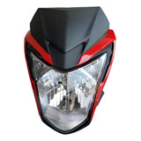 Faro Completo Con Cubierta Rojo Honda Cb160f