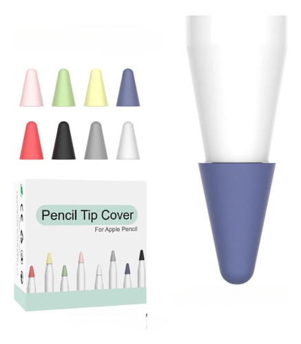 Pack 8 Fundas Protectoras Para Punta Lápiz Apple Pencil 1/2