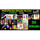 Paquete Batucada 2813 Fiesta Led Neon Boda Cumple Xv Años Dj