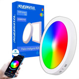 Plafon De Led 18w Rgb-cw Inteligente Wifi Sobrepor Redondo