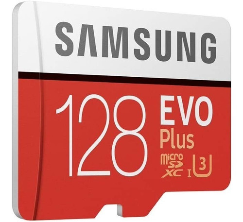 Tarjeta Memoria Micro Sd Samsung Evo Plus 128gb C10 4ku3r100