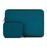 Funda Mosiso Macbook Pro, Dell Hp, 15 Teal  C/ Extra Bag
