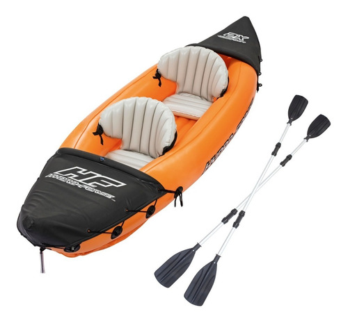 Kayak Inflable Bestway 2 Personas Lite Rapid X2 + 2 Remos