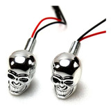 Luz Calavera Led Tornillo Patente Moto Cafe Racer Custom Hd