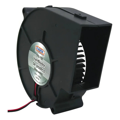 Ventilador Caracol Abanico Turbina 4 PuLG 12vdc Led Negro | MercadoLibre