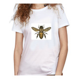 Camiseta Dama Estampada ilustracion Abeja