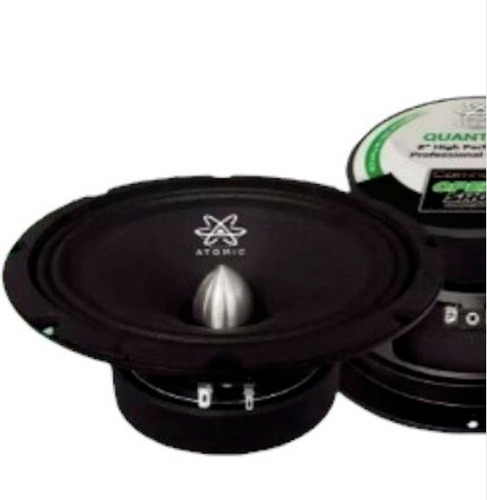 Par Medios Rangos De 8puLG Atomic 300w Rms 4ohms Quantum8 